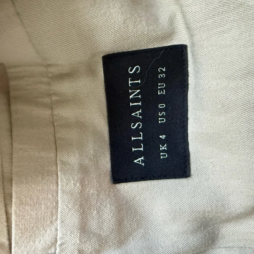 All Saints Cream Trench Coat - Picture 9 of 9